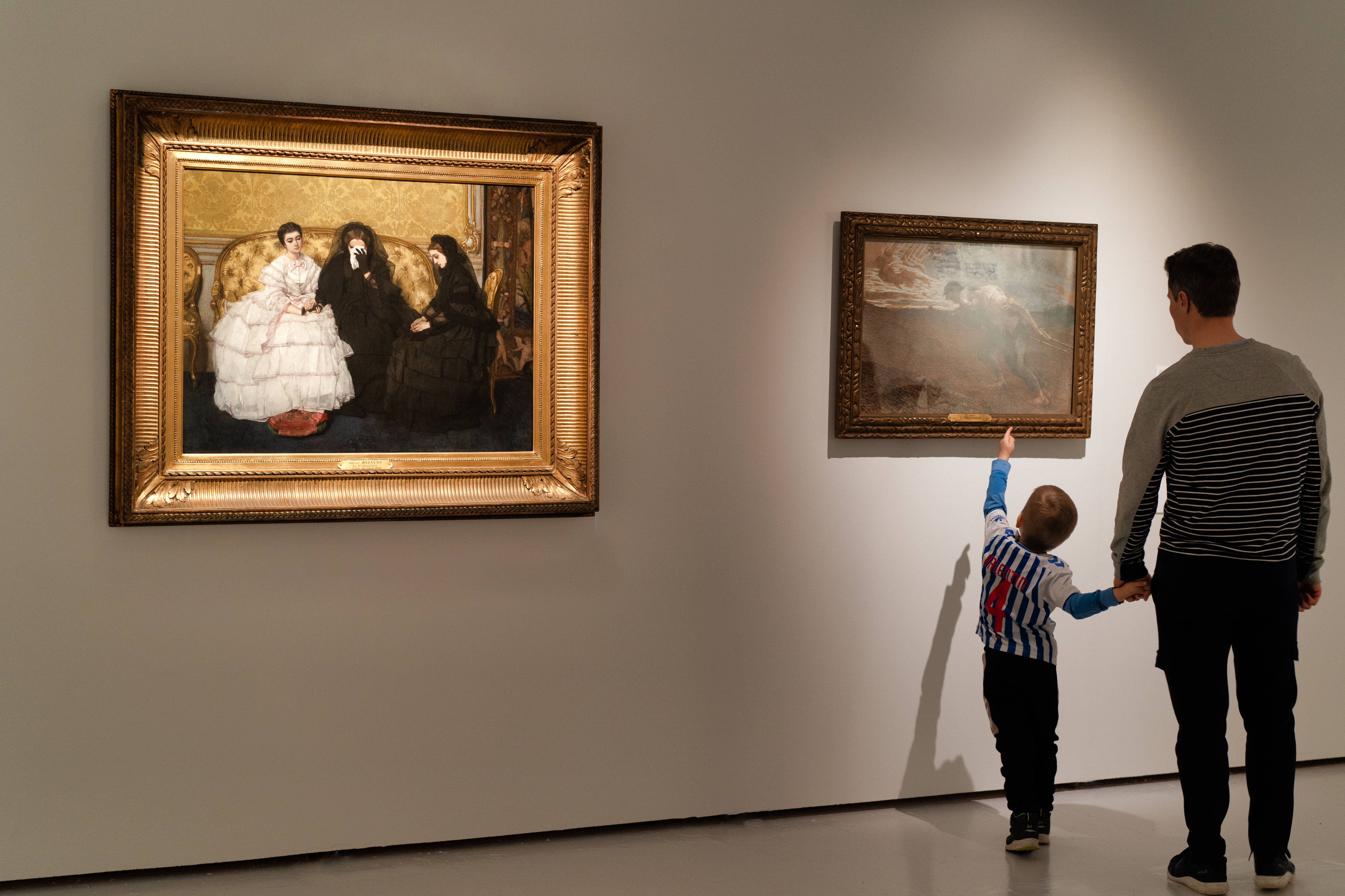 Far og søn Belgisk Kunst